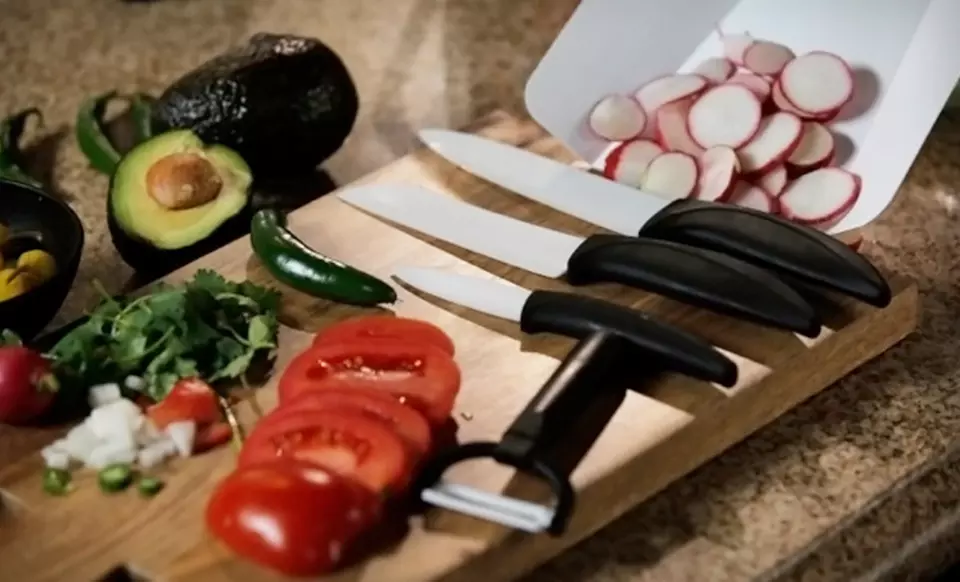 $27 for a World Class Eight-Piece Ceramic-Knife Set ($165 List Price). Free Shipping and Free Returns. - Primary Image