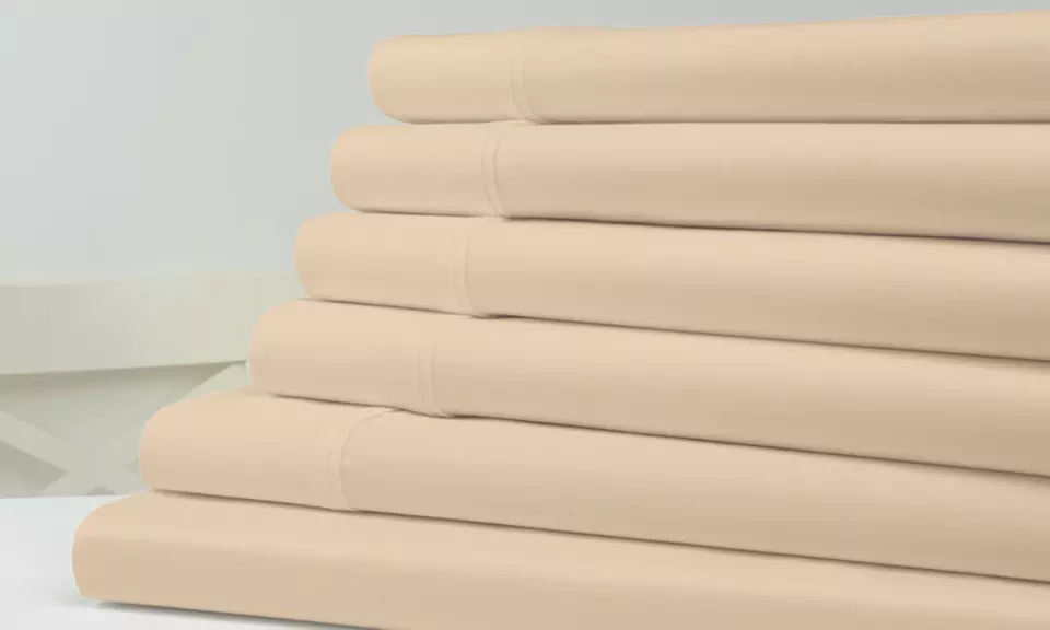 Kathy Ireland Gallery 1200 Thread Count Cotton Rich 6 Piece Sheet Sets