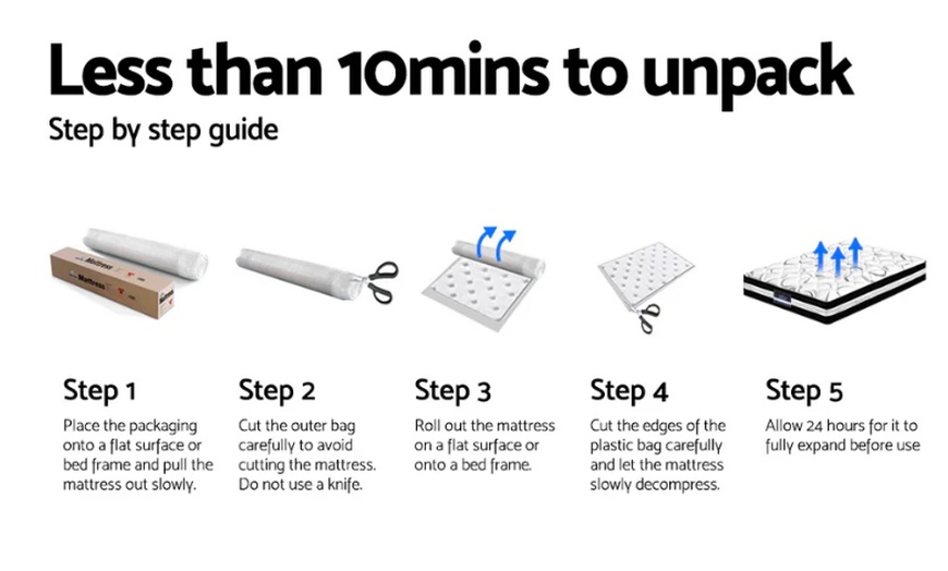 Image 6: Giselle 35cm Bamboo Cover Mattress