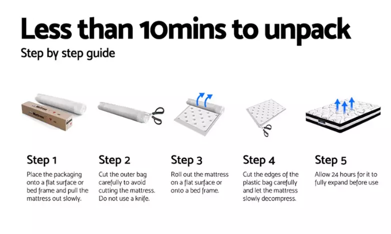 Giselle 35cm Bamboo Cover Mattress