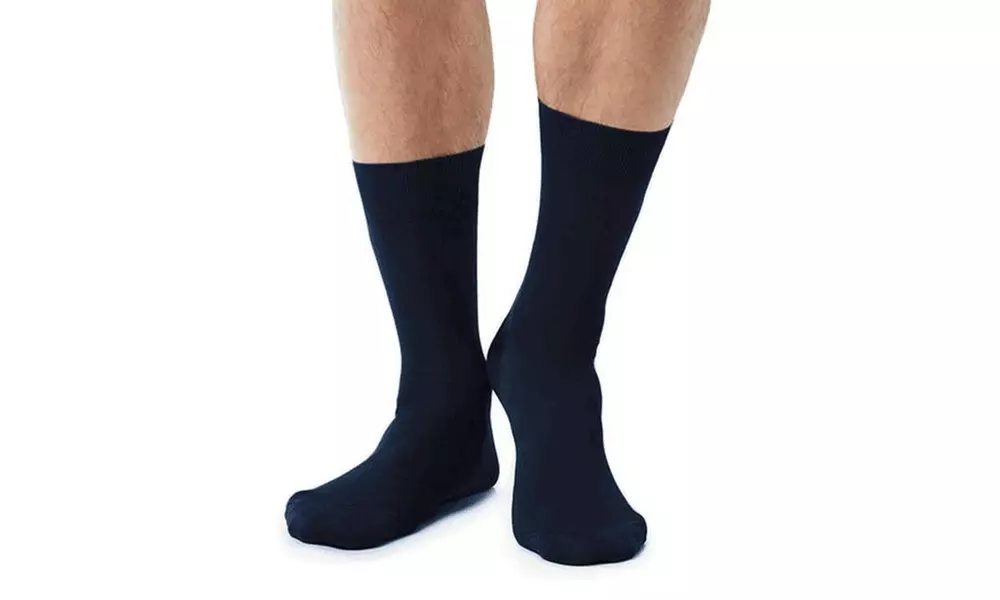 12 paia di calzini da uomo in filo di Scozia