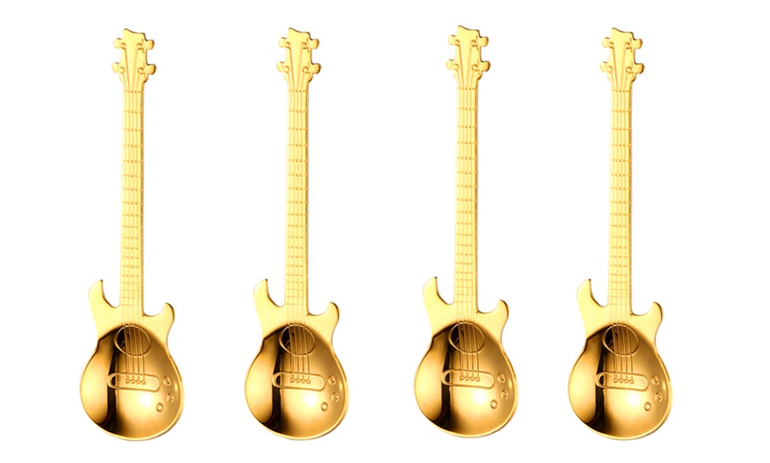 Image 5: Guitar-Shaped Spoons