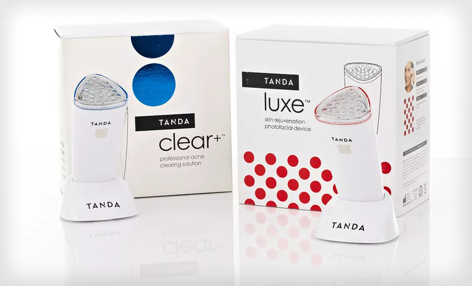 $95 for a Tanda Clear+ Anti-Acne or Luxe Anti-Aging Device ($195 List Price). Free Shipping and Free Returns. - Primary Image