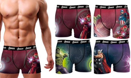 Boxer da uomo 4 pezzi Avengers