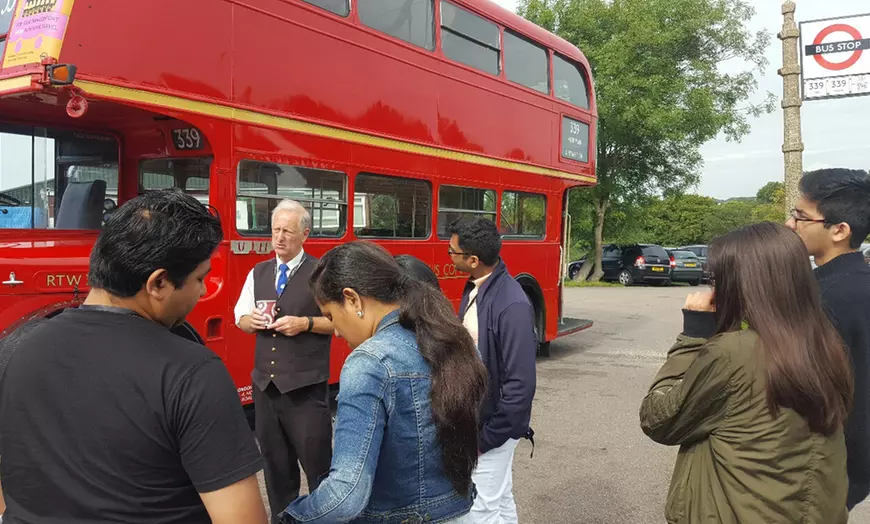 Image 4: Vintage Bus Ride, Steam Train Adventure - Epping Ongar Railway