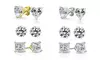 Swarovski Elements Stud Earrings (3-Pack)