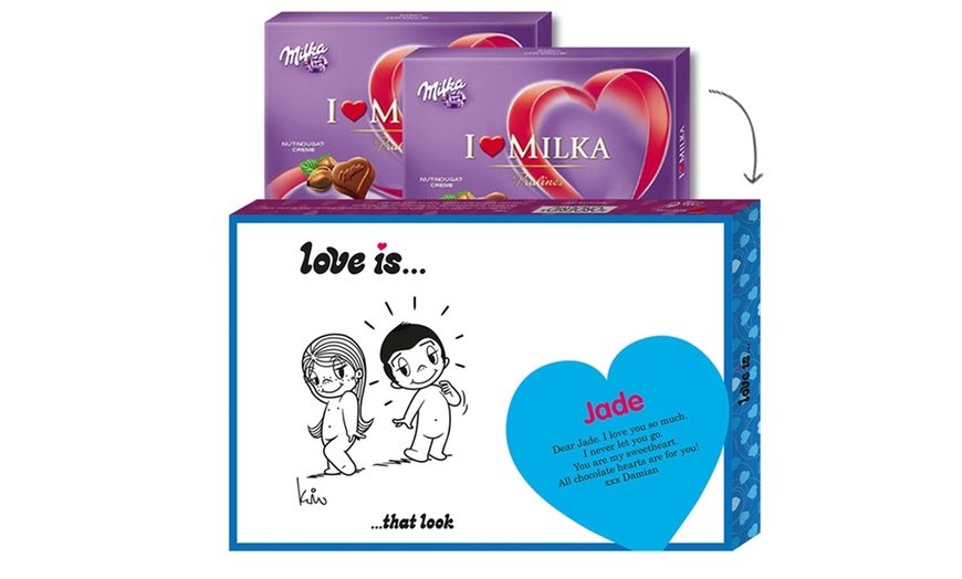 Image 9: Personalised Milka Chocolate Box