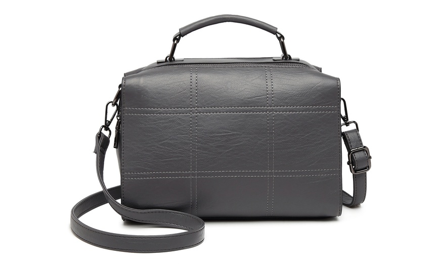 Image 7: Miss Lulu Multicompartment Crossbody Bag