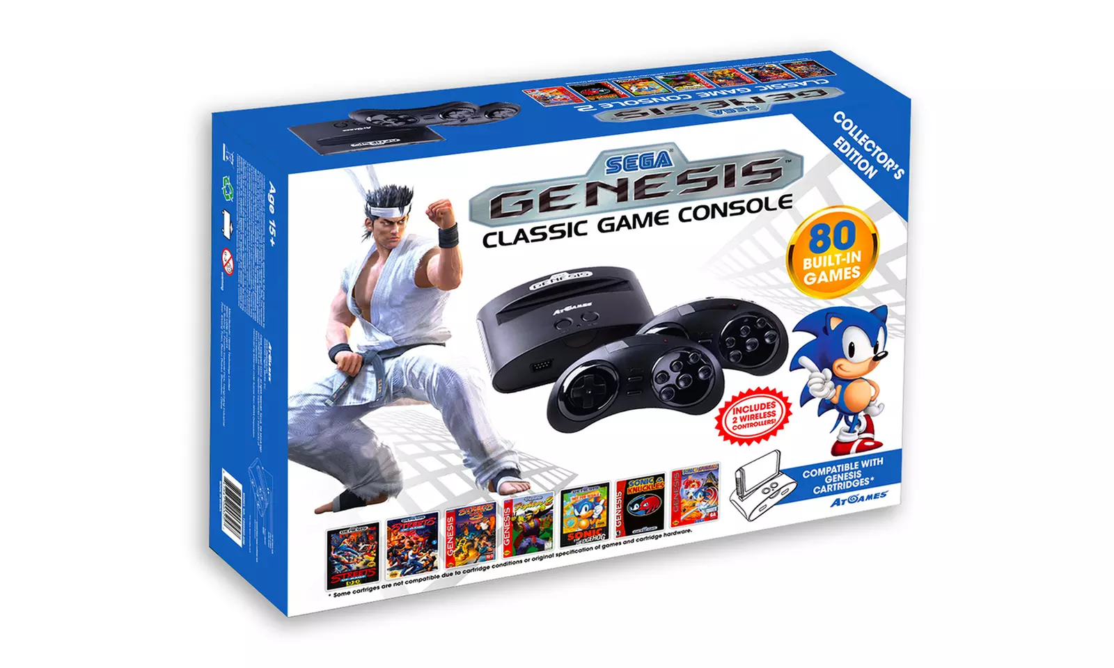 AtGames Sega Genesis Classic Console with 80 Built-In Games - Primary Image