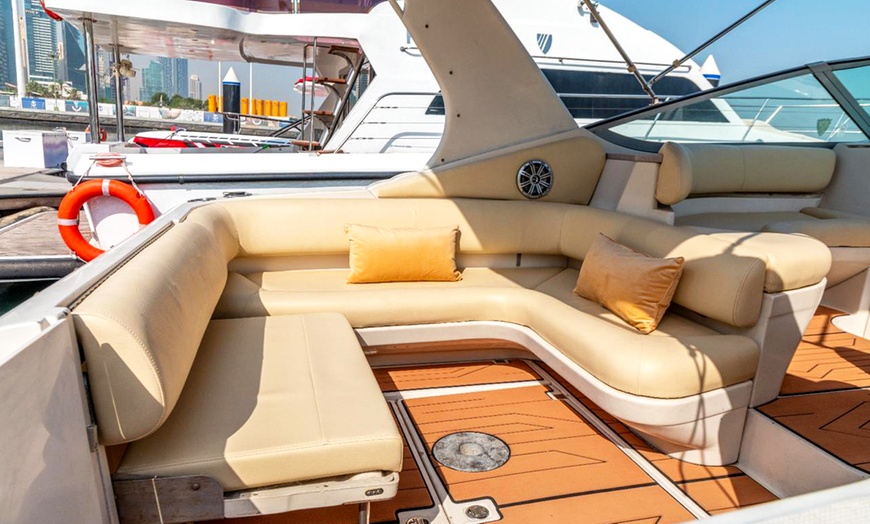 Image 9: Luxury Yacht Rental in Dubai's Arabian Gulf for Up To 8 People