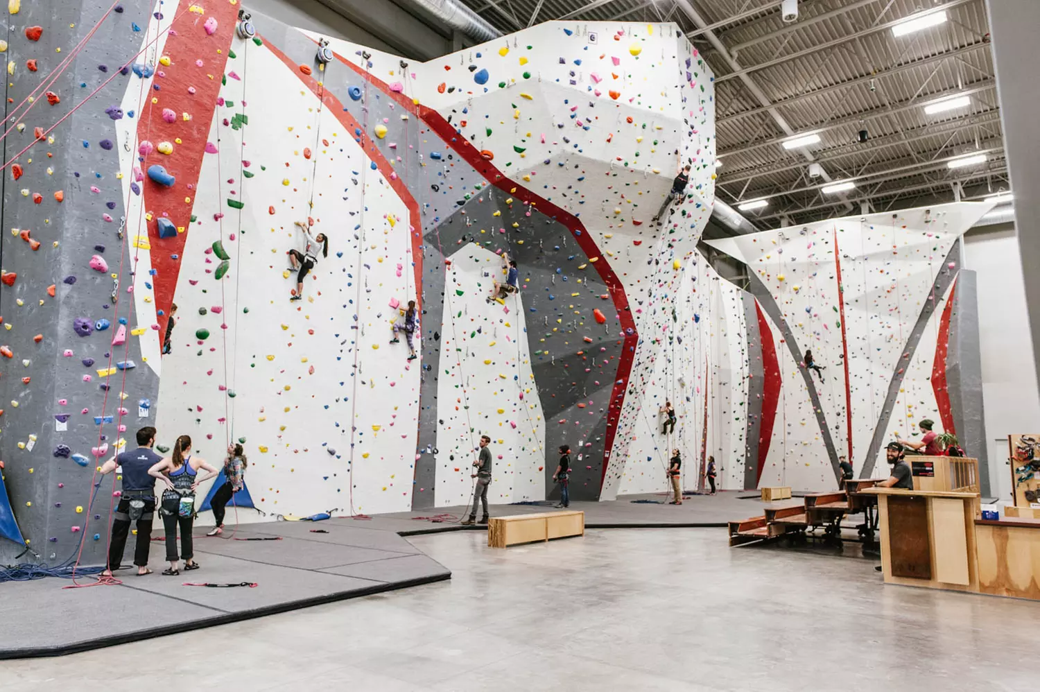 Indoor Rock Climbing Day Pass with Gear Included for One or Two at Adventure Rock Climbing Gym - Primary Image