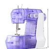 Image 2: Mini máquina de coser eléctrica compacta y portátil con pedal
