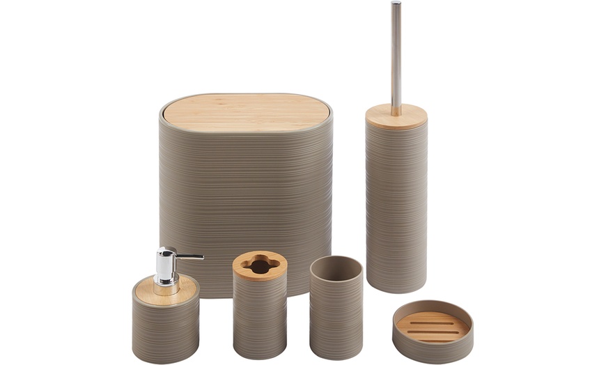 Image 40: Juego completo de 6 accesorios de baño