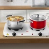 Image 2: iNova 2,000W Electric Double Hot Plate 