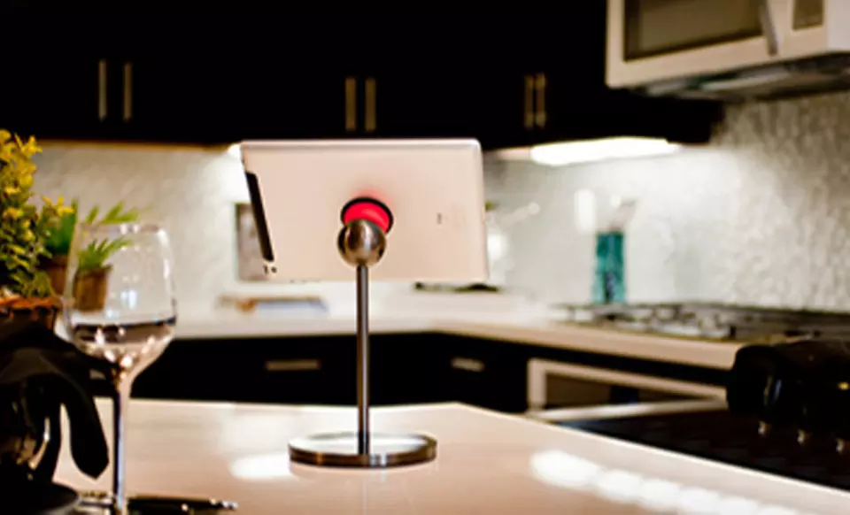 $29.99 for a Magfoot Tablet Stand in Black, Stainless Steel, or White ($89 List Price). Free Shipping and Returns. - Second Medium