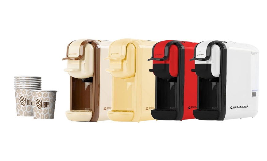 Image 1: Macchina per caffè 3 in 1 Pyramidea e 2000 bicchierini