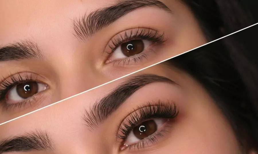 Lifting y tinte de pestañas y cejas con opciones de diseño y laminado