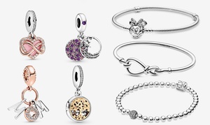 Pandora Charms, Key Rings, Pendants and Bracelets Selection