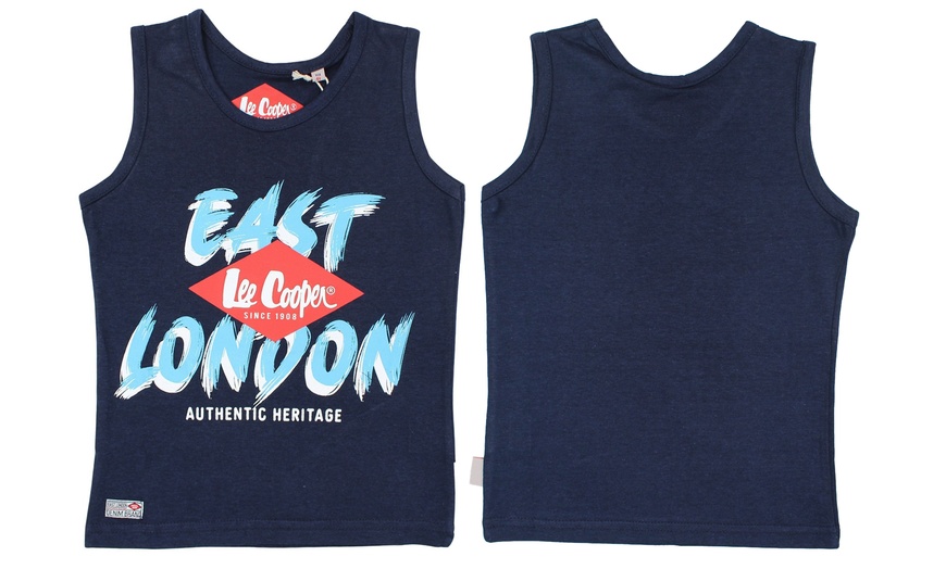 Image 8: Camiseta de tirantes para niños Lee Cooper