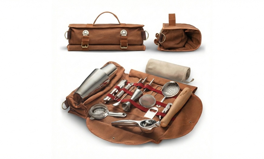 Image 4: Portable Bartender Barista Kit