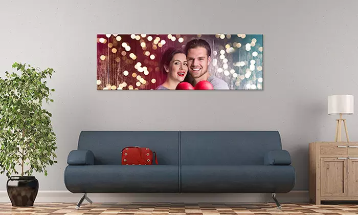 One 20"x10", 24"x12", 36"x12", or 48"x16" Custom Panoramic Canvas Print from CanvasOnSale (Up to 80% Off) - Primary Image