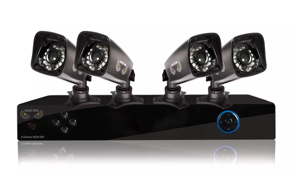 Night Owl 8-Channel 960H DVR Security System with 4 Cameras and 500GB Hard Drive (Refurbished) - Primary Image