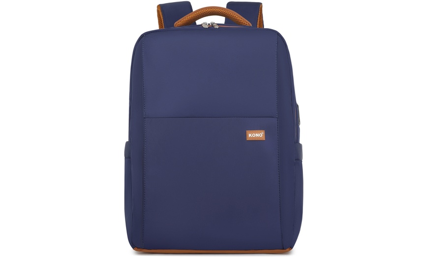 Image 18: Mochila espaciosa e impermeable con diferentes compartimentos