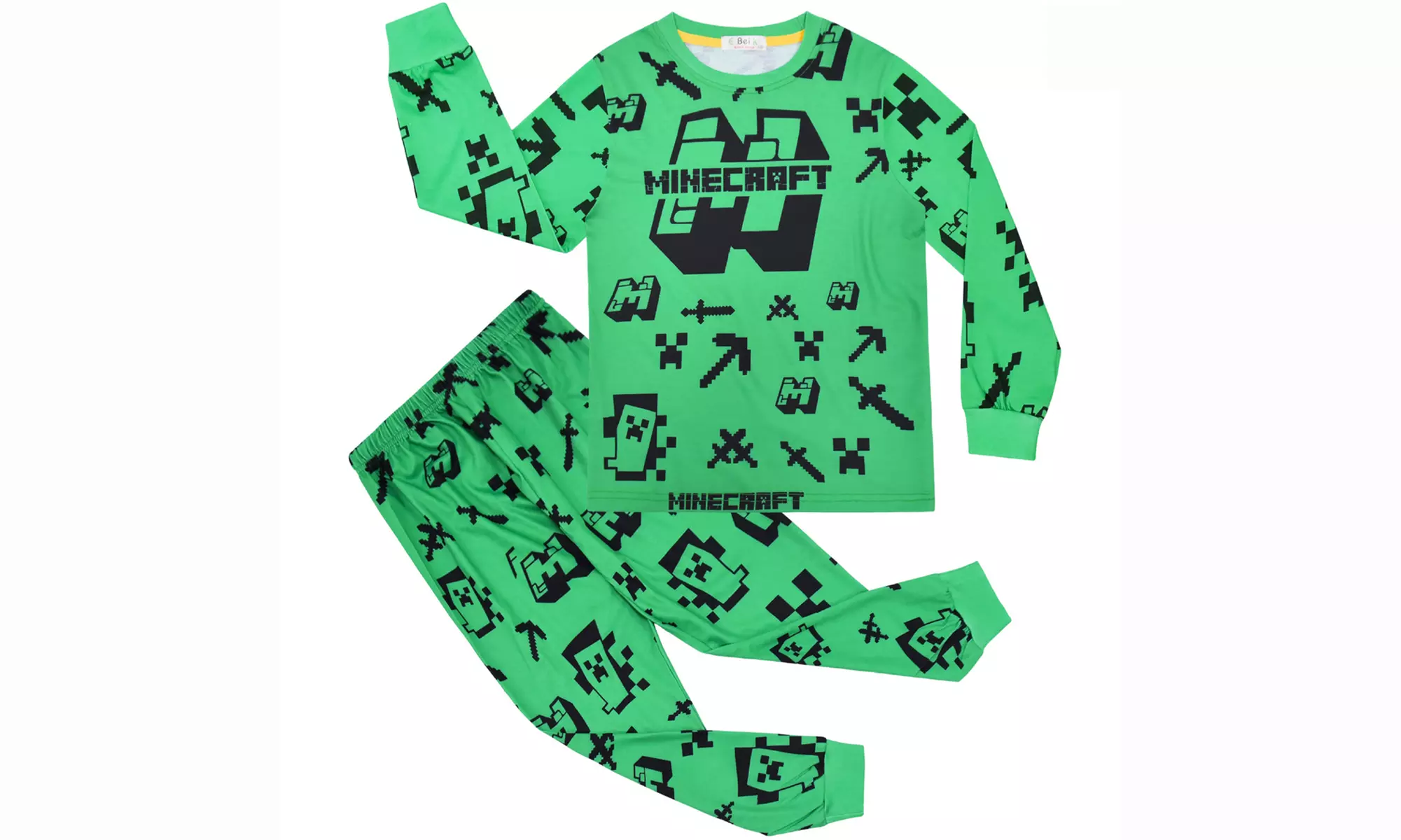 Two-Piece Minecraft Inspired Kids' Pyjamas Set