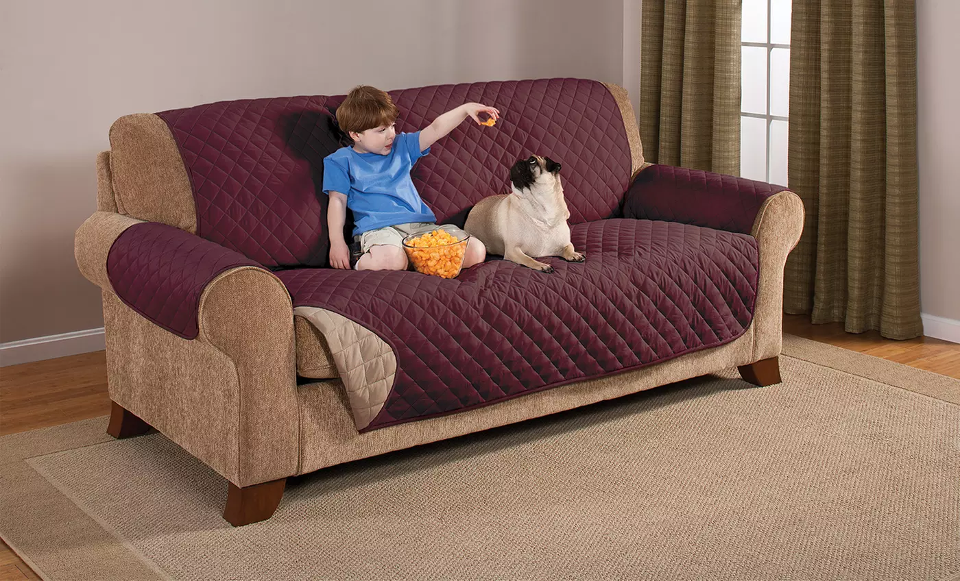 Reversible Furniture Protector for Sofa, Love Seat, or Chair - Primary Image