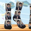 Image 3: Custom Photo Socks from Justyling — Perfect Graduation Gift (Up to 81% Off)