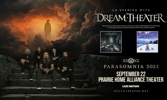 Dream Theater 40th Anniversary Tour - Up to 47% Off