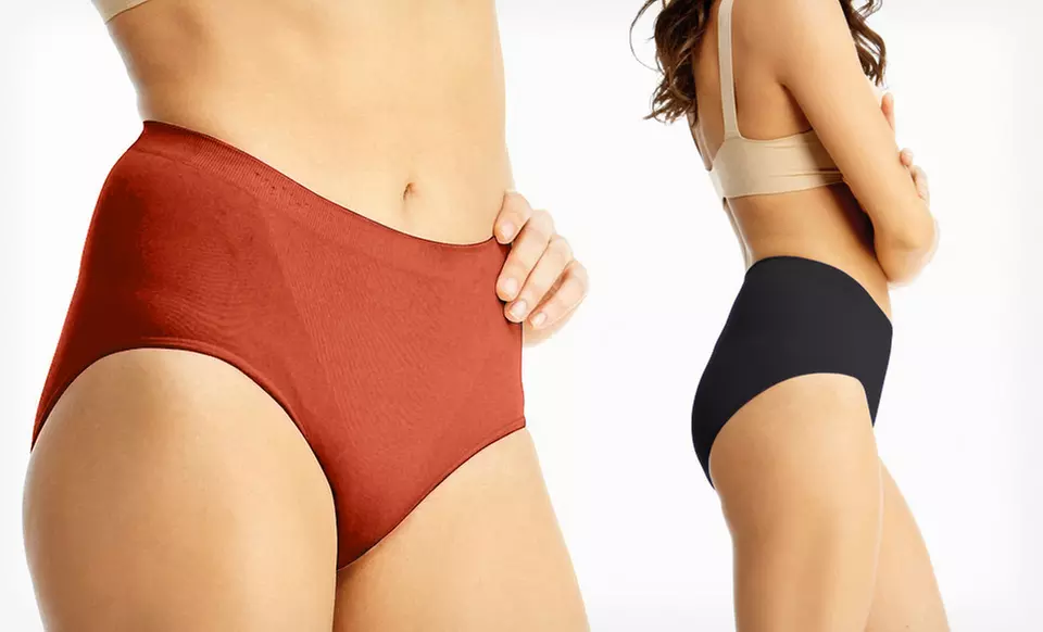 JustMe Control Briefs or Boy Shorts (Up to 67% Off). Multiple Styles and Colors Available. - Second Medium