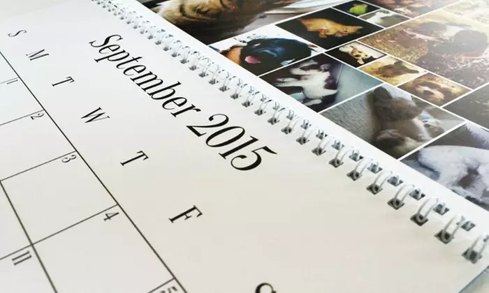 One or Three Personalized 12-Month Calendars from Collage.com (Up to 76% Off) - Second Medium
