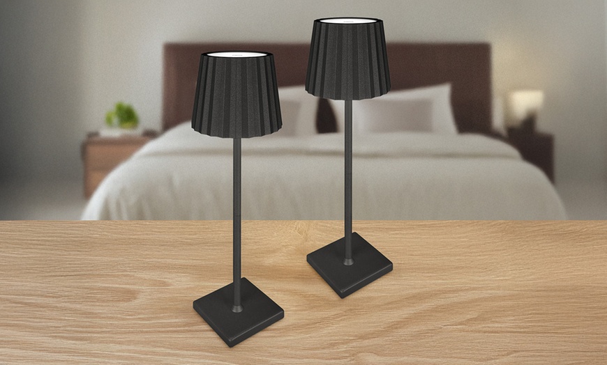 Image 21: 2x Tischlampe