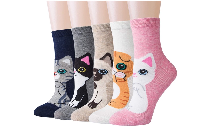 Image 7: 10 Paar Socken mit Tier-Motiv für Damen