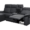 Image 8: DS Living Sorento 3 Seater Leather Corner Reclining Sofa