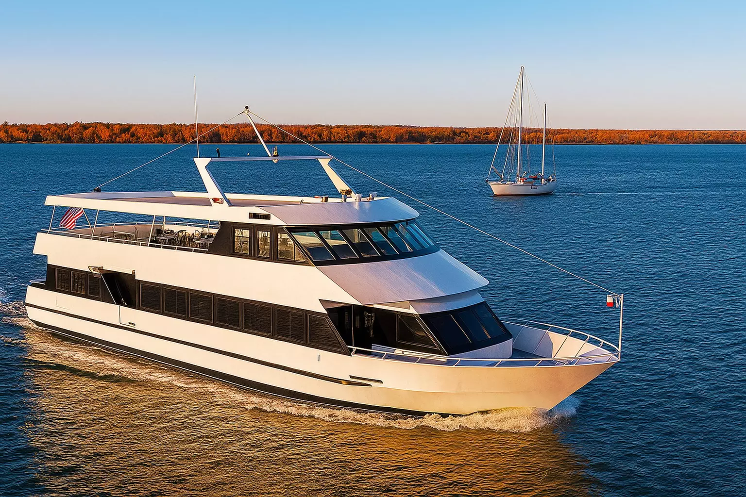 Explore Two and a Half Hour Scenic Fall Foliage Brunch Cruise