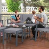 Image 2: Outsunny Six-Piece Rattan-Effect Outdoor Furniture Set