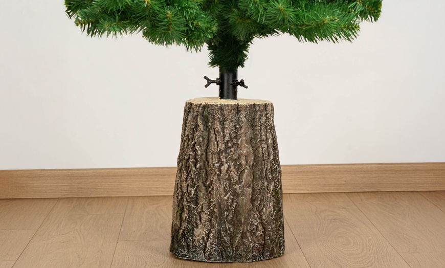 Image 7: Base tronco decorativa per albero di Natale
