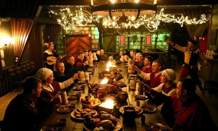 Für 2 Personen: Rittermahl wie beim König – Festliches 4-Gänge-Dinner - Thorheim Taverne der Götter