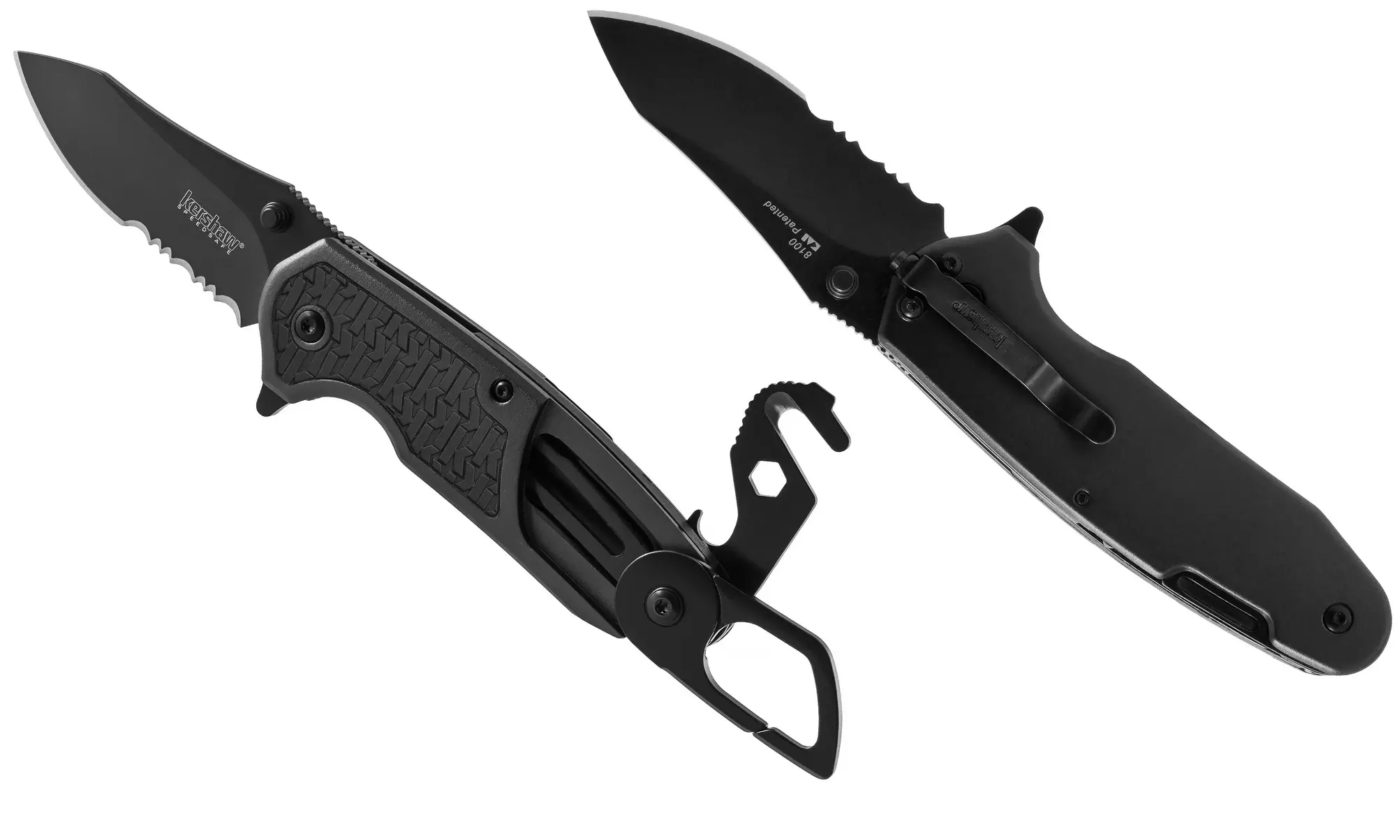 Kershaw 8100 Funxion EMT Knife with Glass Breaker and Seatbelt Cutter - Primary Image
