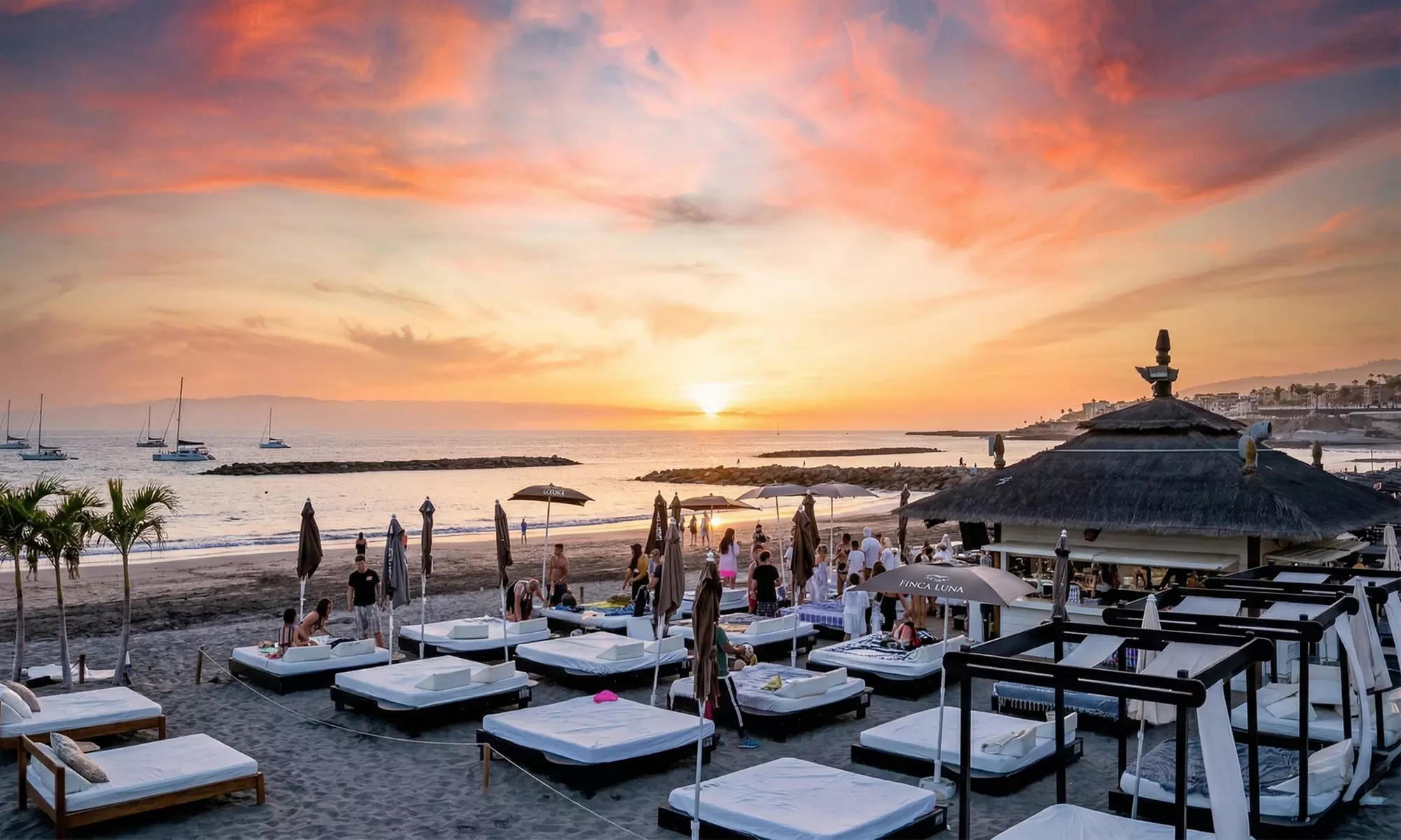 Disfruta de day pass con cama balinesa para 2 con almuerzo y bebidas