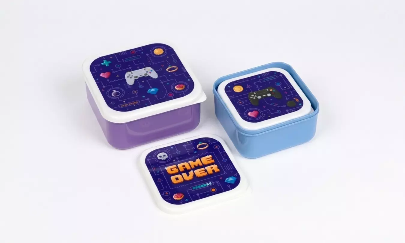 Game Over Stacking Lunch Box Set