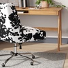 Image 4: Swivel Office Chair with Milk Cow Print