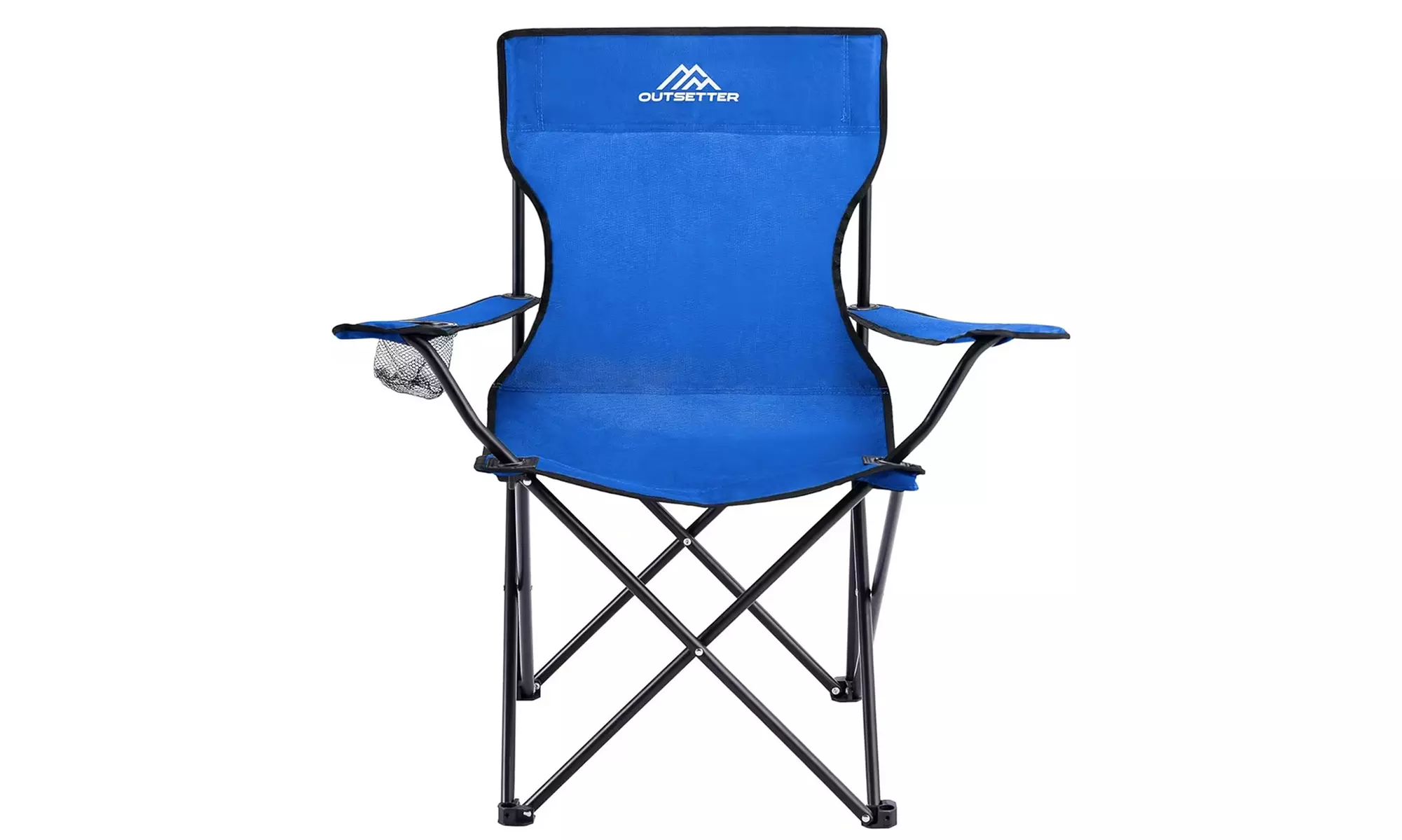 Foldable Camping Chair with Cup Holder