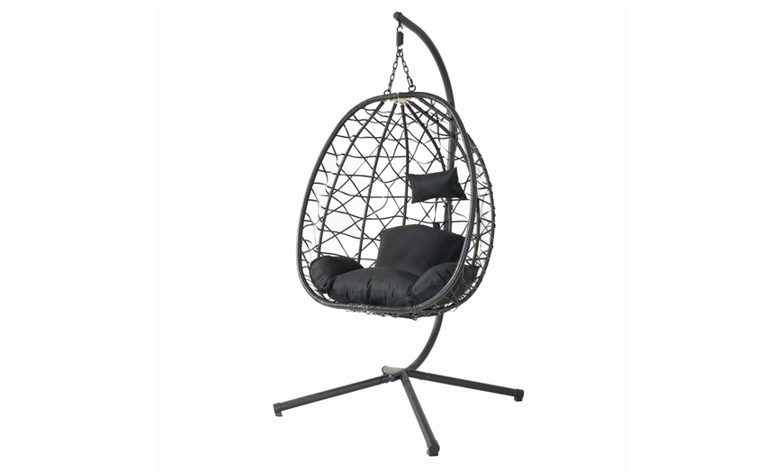 Image 8: Fauteuil suspendu effet rotin "Lima" de Kocoon