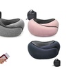 Image 1: Memory Foam Travel Pillow with Storage Bag
