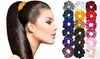 Brilliant Soft Velvet Elastic Hair Ties Scrunchies - 18 Pack
