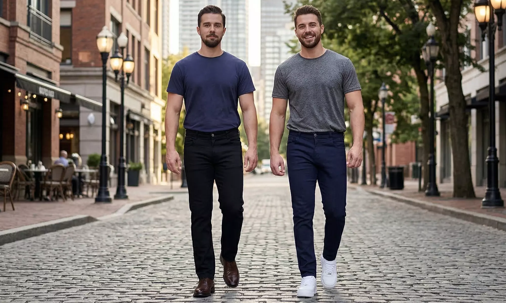 Women’s Skinny Fit Denim Jeans Mid-Rise Stretch Pencil Leg