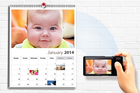 Personalised A3 Photo Wall Calendar | Groupon Goods